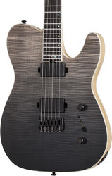 Guitare électrique forme tel Schecter PT SLS Elite - Black fade burst