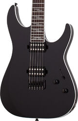 Guitare électrique forme str Schecter Reaper-6 Custom - Black