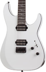 Guitare électrique forme str Schecter Reaper-6 Custom - Gloss white