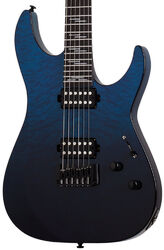 Guitare électrique forme str Schecter Reaper-6 Elite - Deep blue ocean