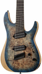 Guitare électrique multi-scale Schecter Reaper-7 Multiscale - Satin sky burst