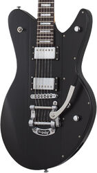 Guitare électrique signature Schecter Robert Smith UltraCure - Black pearl