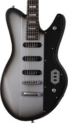 Guitare électrique baryton Schecter Robert Smith UltraCure VI - Silver burst pearl