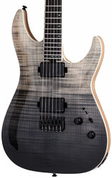 Guitare électrique forme str Schecter C-1 SLS Elite - Black fade burst