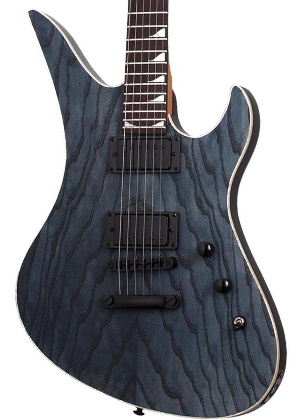 Guitare électrique métal Schecter Avenger Standard - Charcoal satin