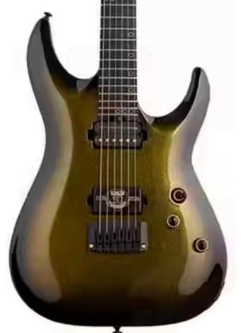 Guitare électrique métal Schecter C-1 50th Anniversary - 50th gold burst