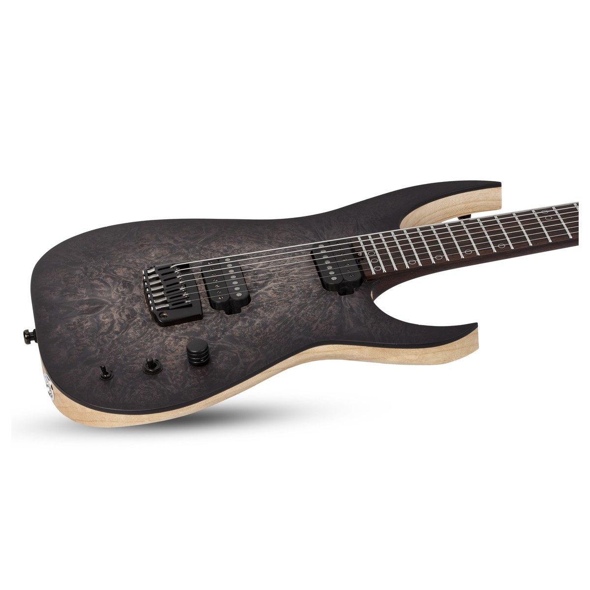 Schecter Keith Merrow Km-7 Mk-iii Artist Signature 7c 2h Ht Eb - Trans Black Pearl - Guitare Électrique 7 Cordes - Variation 2