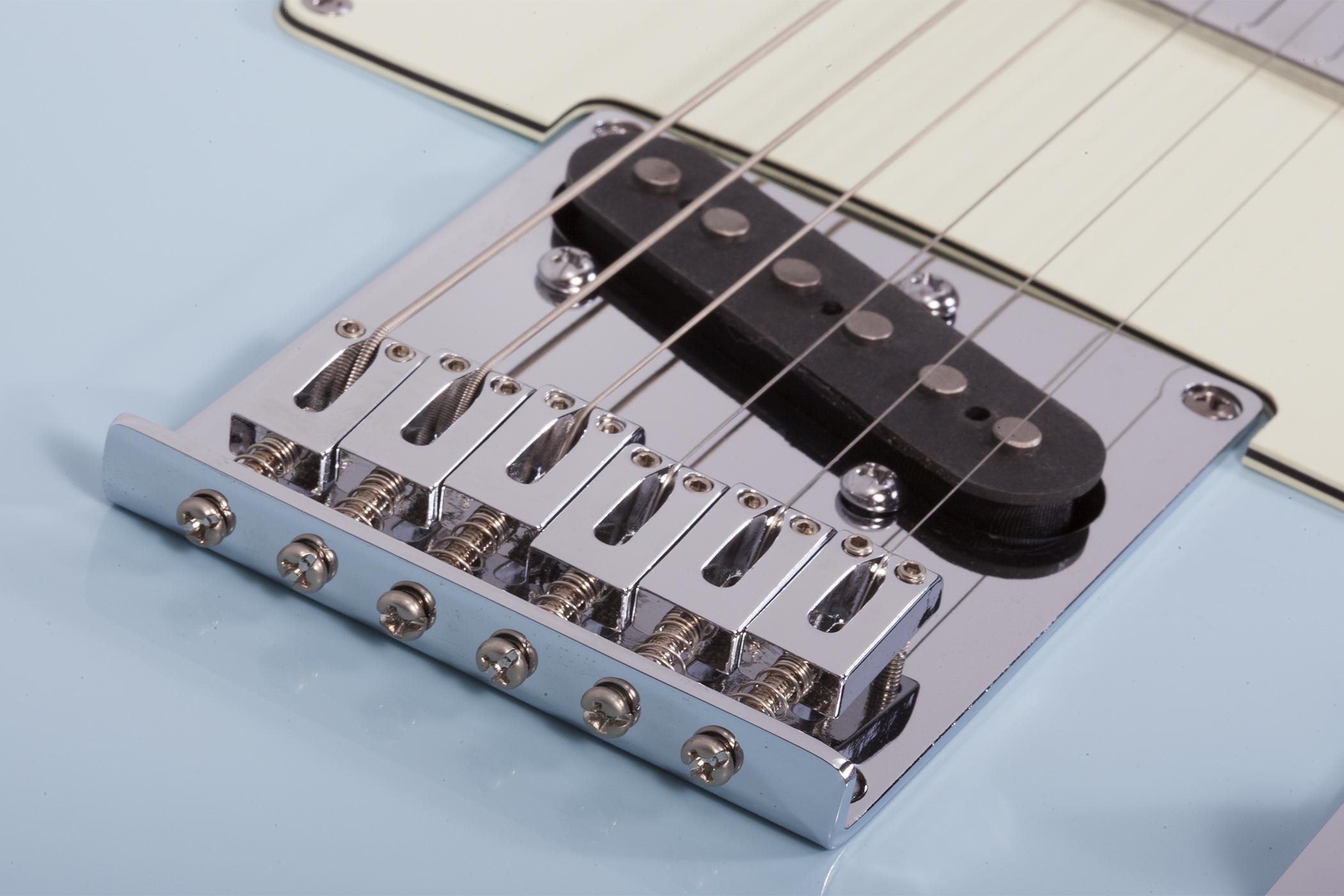 Schecter Nick Johnston Pt Signature Sh Ht Eb - Atomic Frost - Guitare Électrique Forme Tel - Variation 3