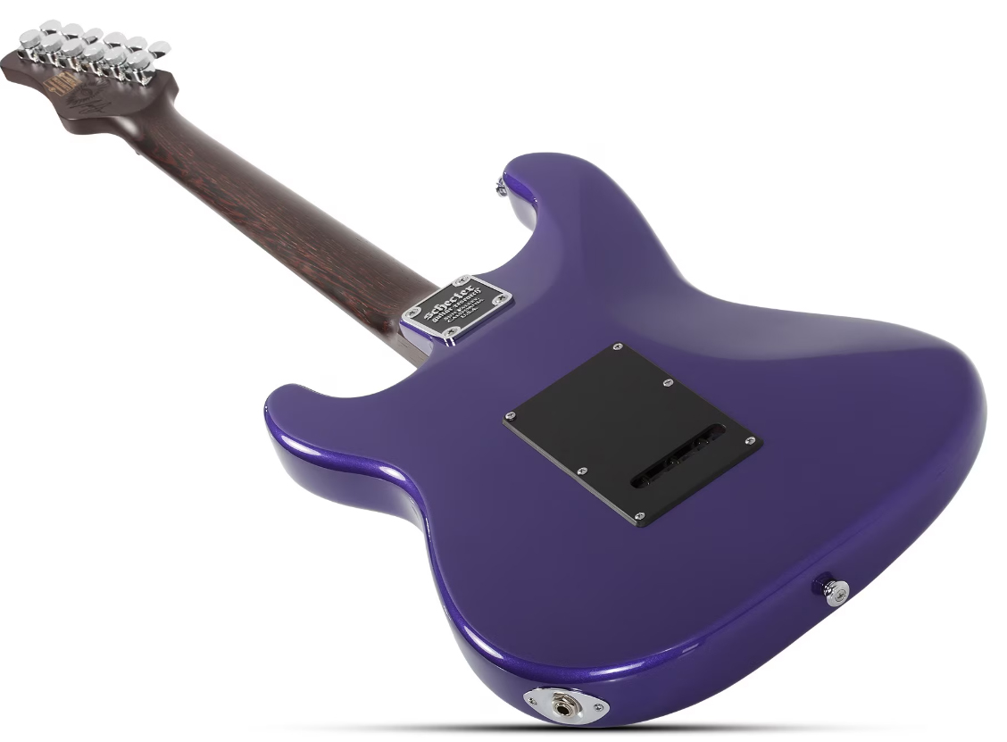 Schecter Nick Johnston Traditional 10th Ann. Signature Hss Trem Eb - Atomic Violet - Guitare Électrique Forme Str - Variation 5