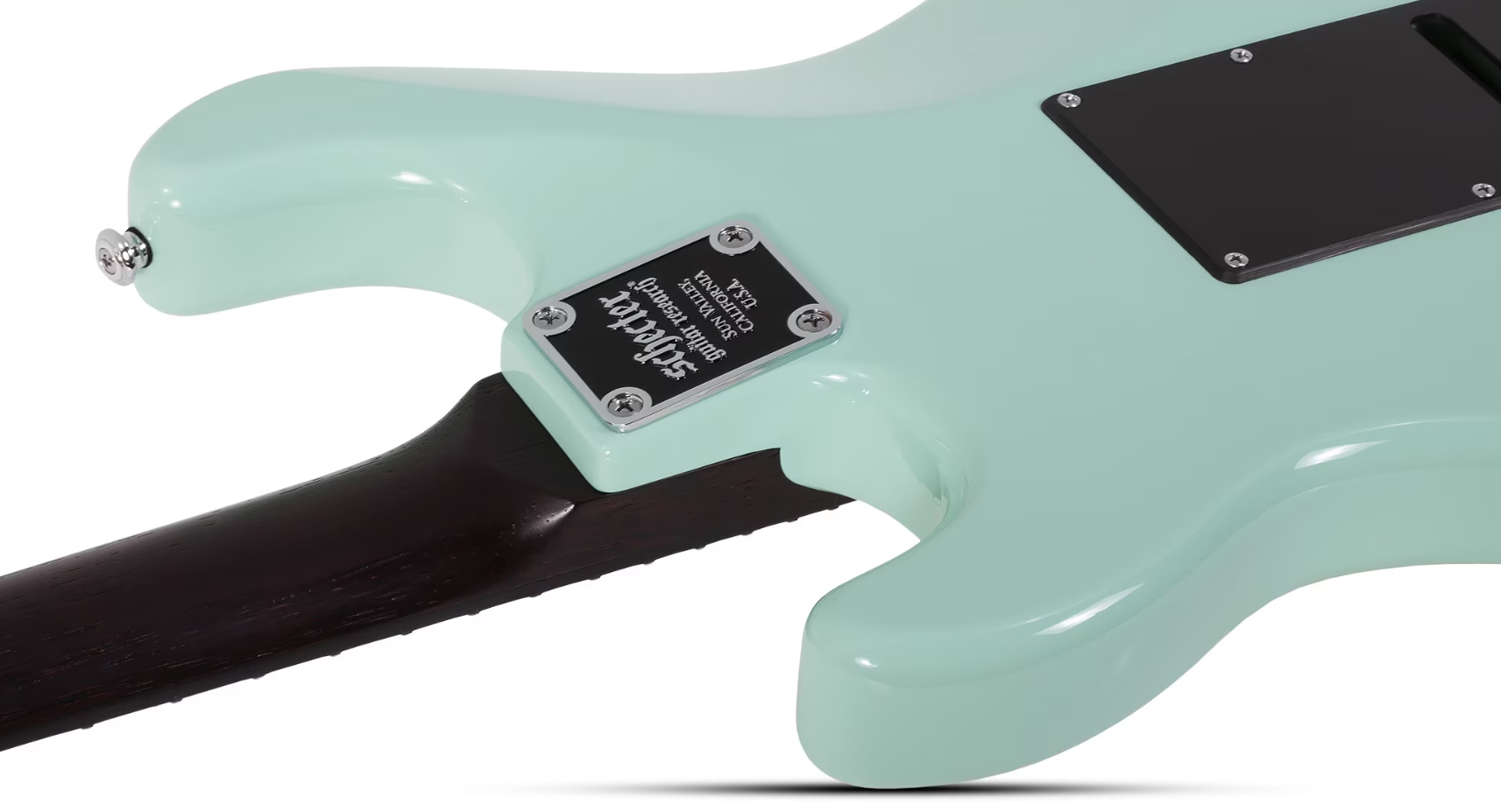 Schecter Nick Johnston Traditional 10th Ann. Signature Hss Trem Eb - Atomic Green - Guitare Électrique Forme Str - Variation 6