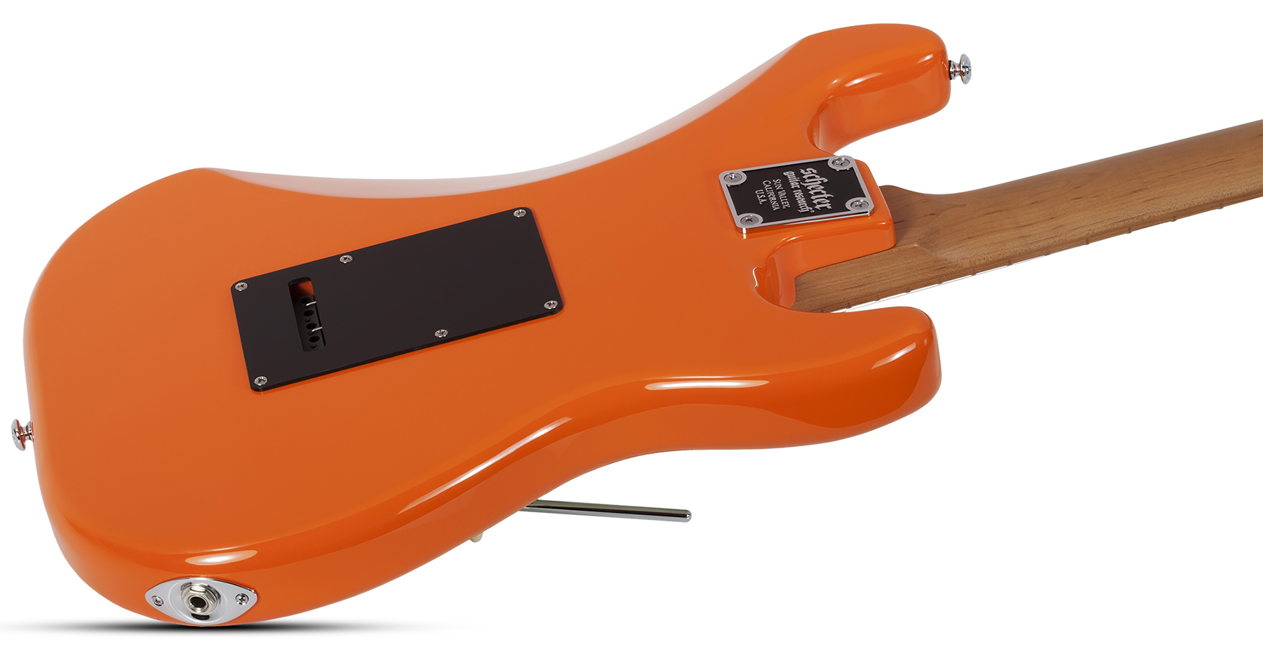 Schecter Nick Johnston Traditional Lh Gaucher Hss Trem Mn - Atomic Orange - Guitare Électrique Gaucher - Variation 2