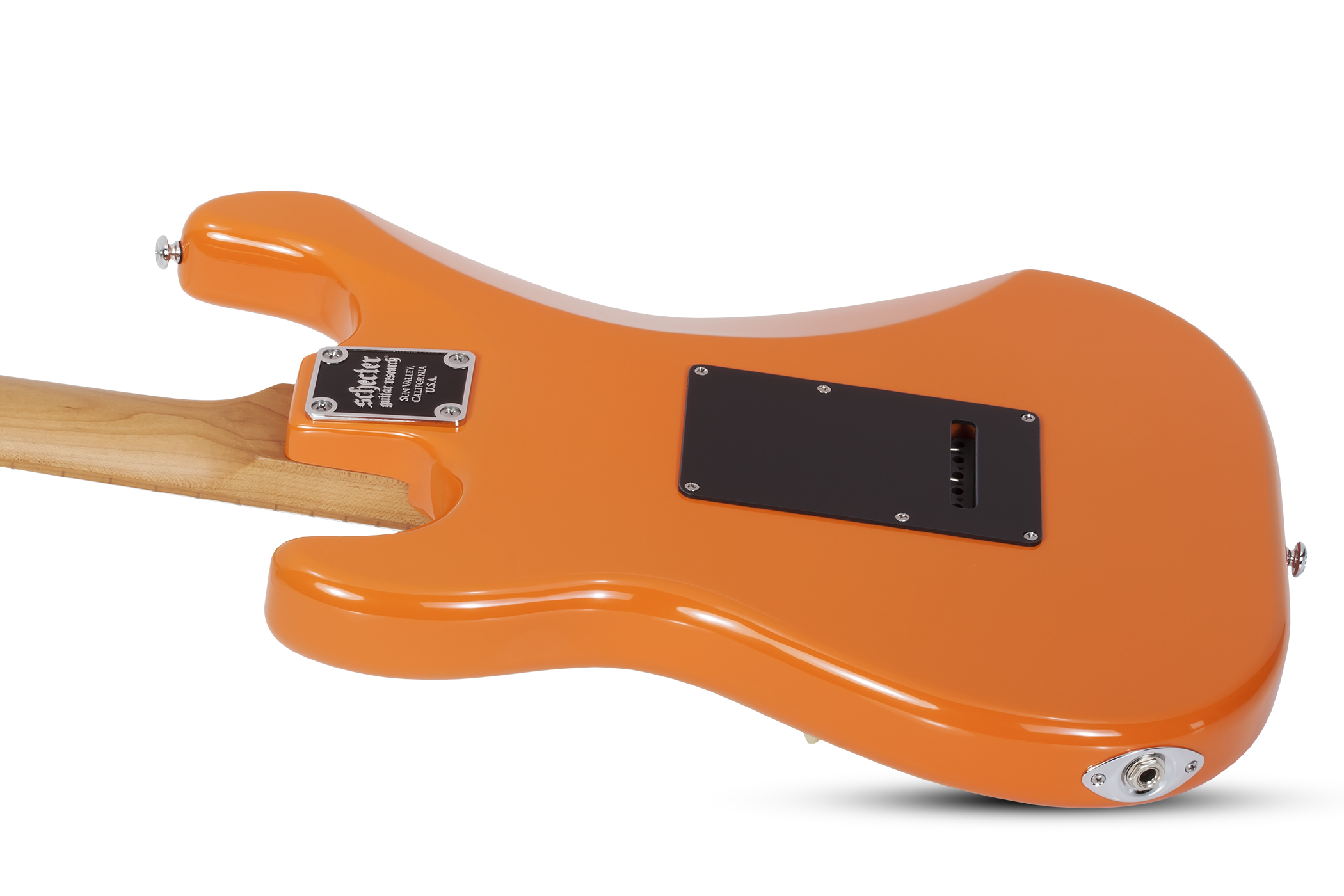 Schecter Nick Johnston Traditional Hss Signature Trem Eb - Atomic Orange - Guitare Électrique Forme Str - Variation 2