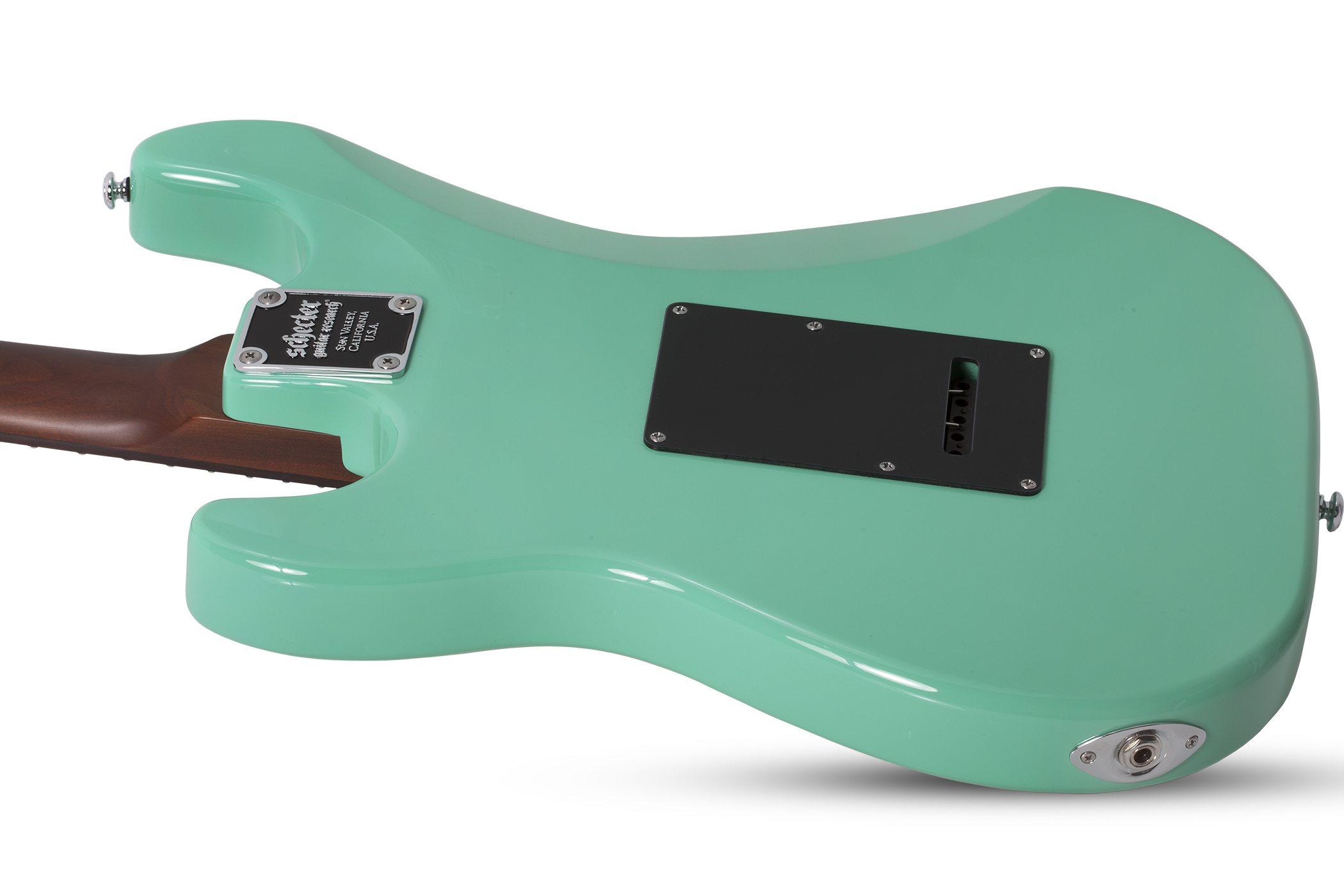 Schecter Nick Johnston Traditional Signature 3s Trem Eb - Atomic Green - Guitare Électrique Forme Str - Variation 2