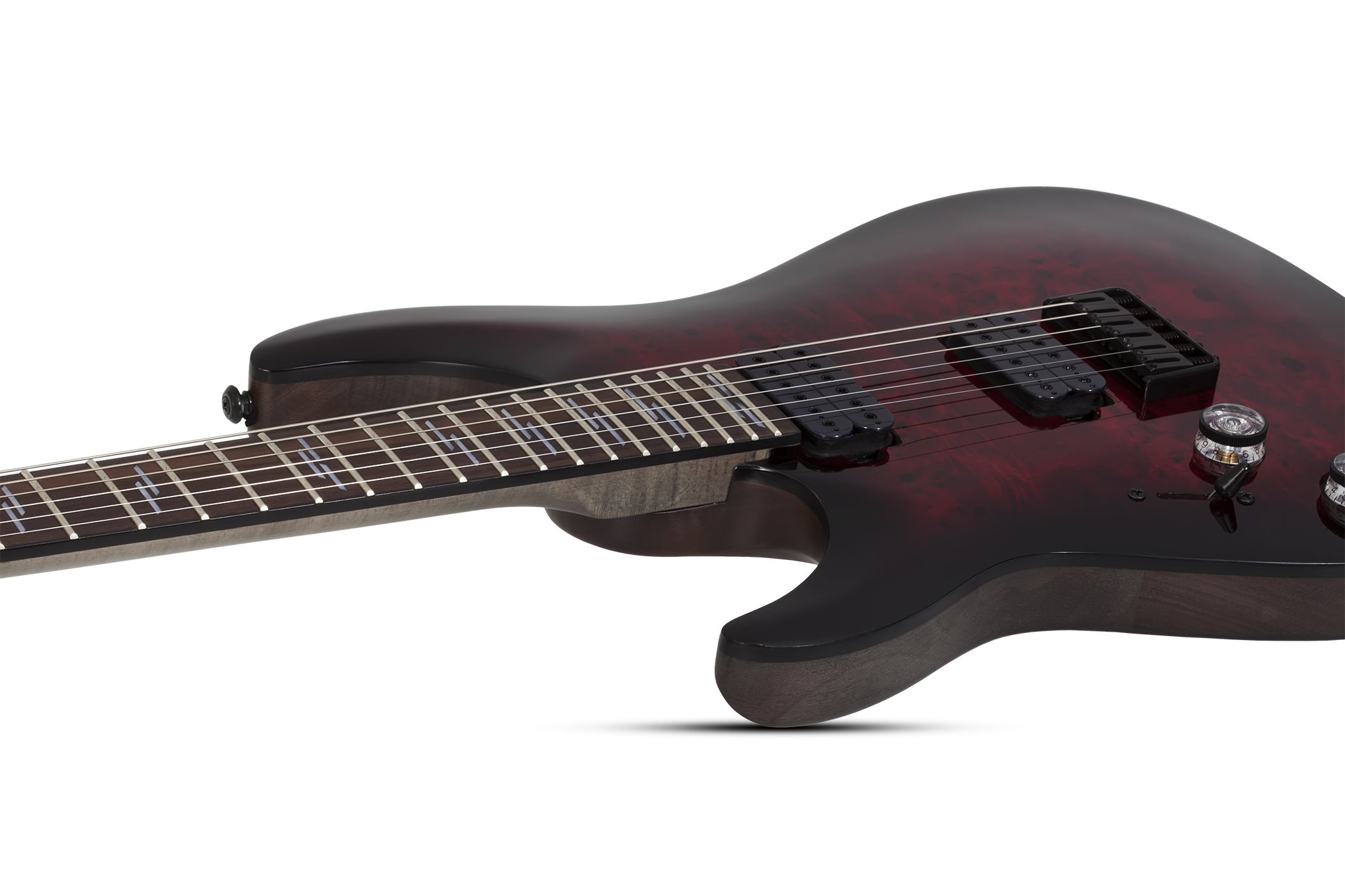 Schecter Omen Elite-6 Lh Gaucher 2h Ht Rw - Black Cherry Burst - Guitare Électrique Gaucher - Variation 2