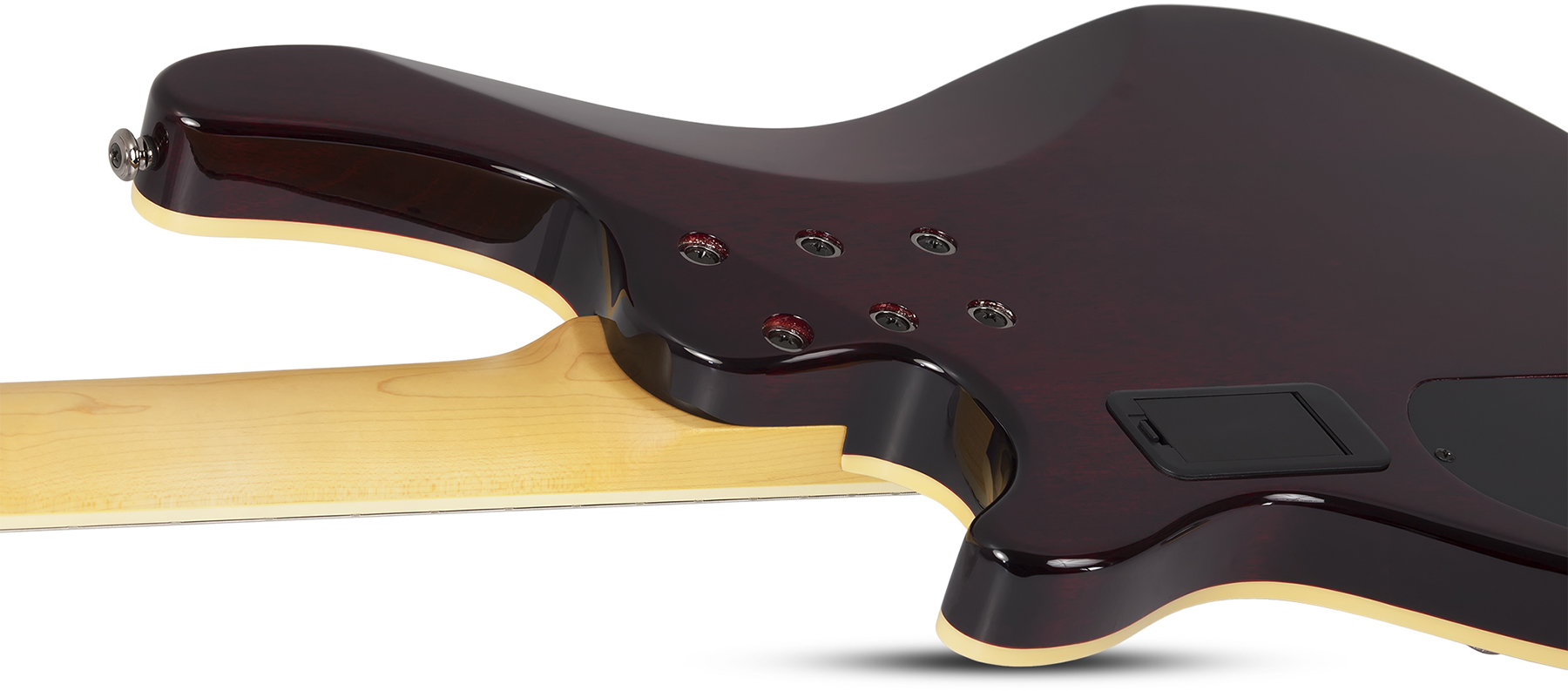 Schecter Omen Extreme-4 Active Rw - Black Cherry - Basse Électrique Solid Body - Variation 3