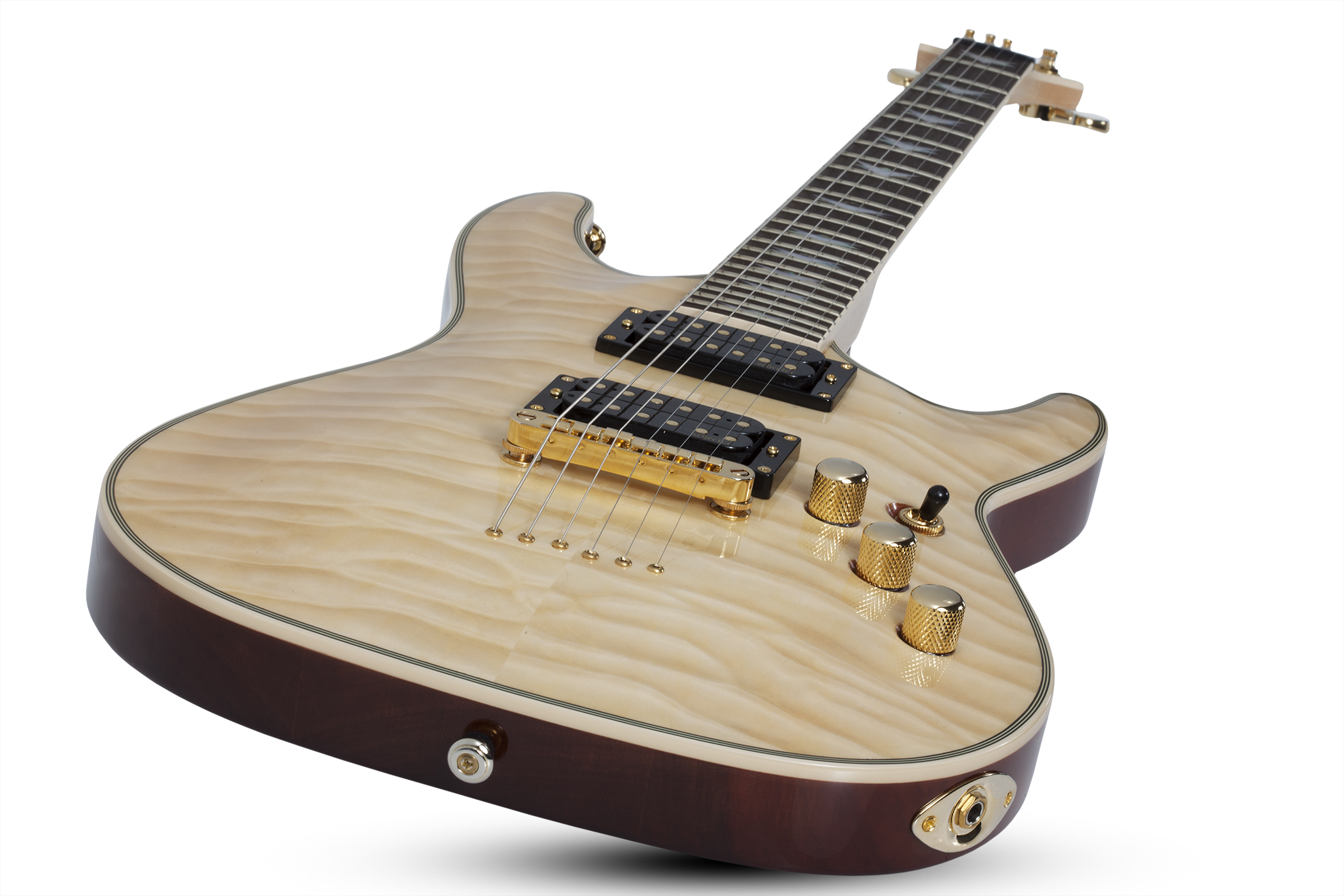 Schecter Omen Extreme-6 2h  Ht Rw - Gloss Natural - Guitare Électrique Forme Str - Variation 1