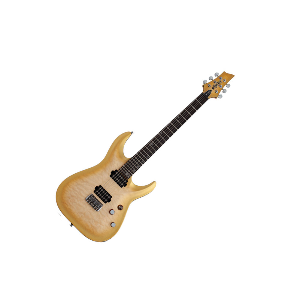 Schecter Omen Extreme Ii 2h Ht Eb - Gold Rush - Guitare Électrique Forme Str - Variation 1