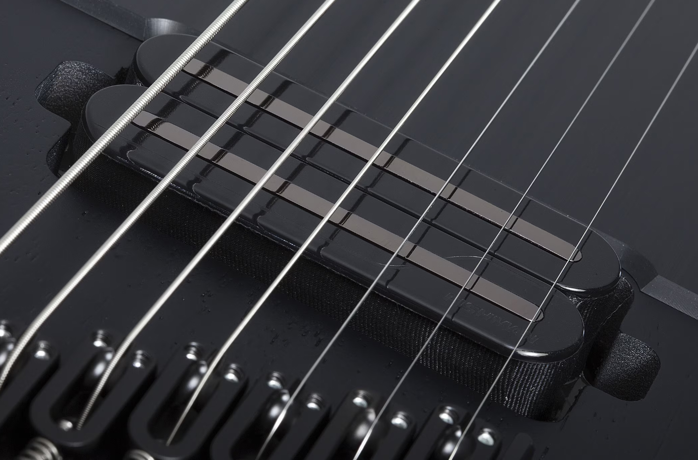 Schecter Pt7 Ms Black Ops 7c Multiscale Baryton 1h Ht Eb - Satin Black Open Pore - Guitare Électrique Multi-scale - Variation 5