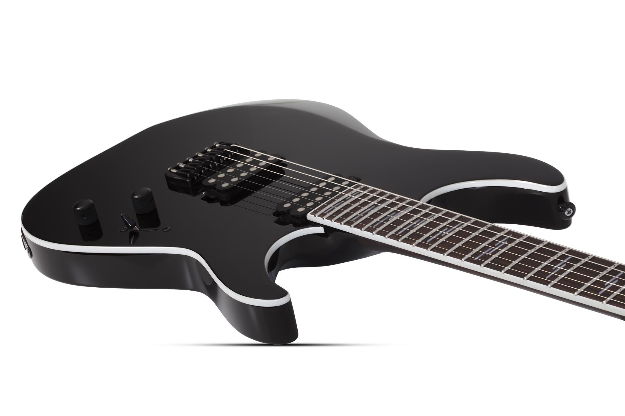 Schecter Reaper-6 Custom 2h Ht Eb - Black - Guitare Électrique Forme Str - Variation 2