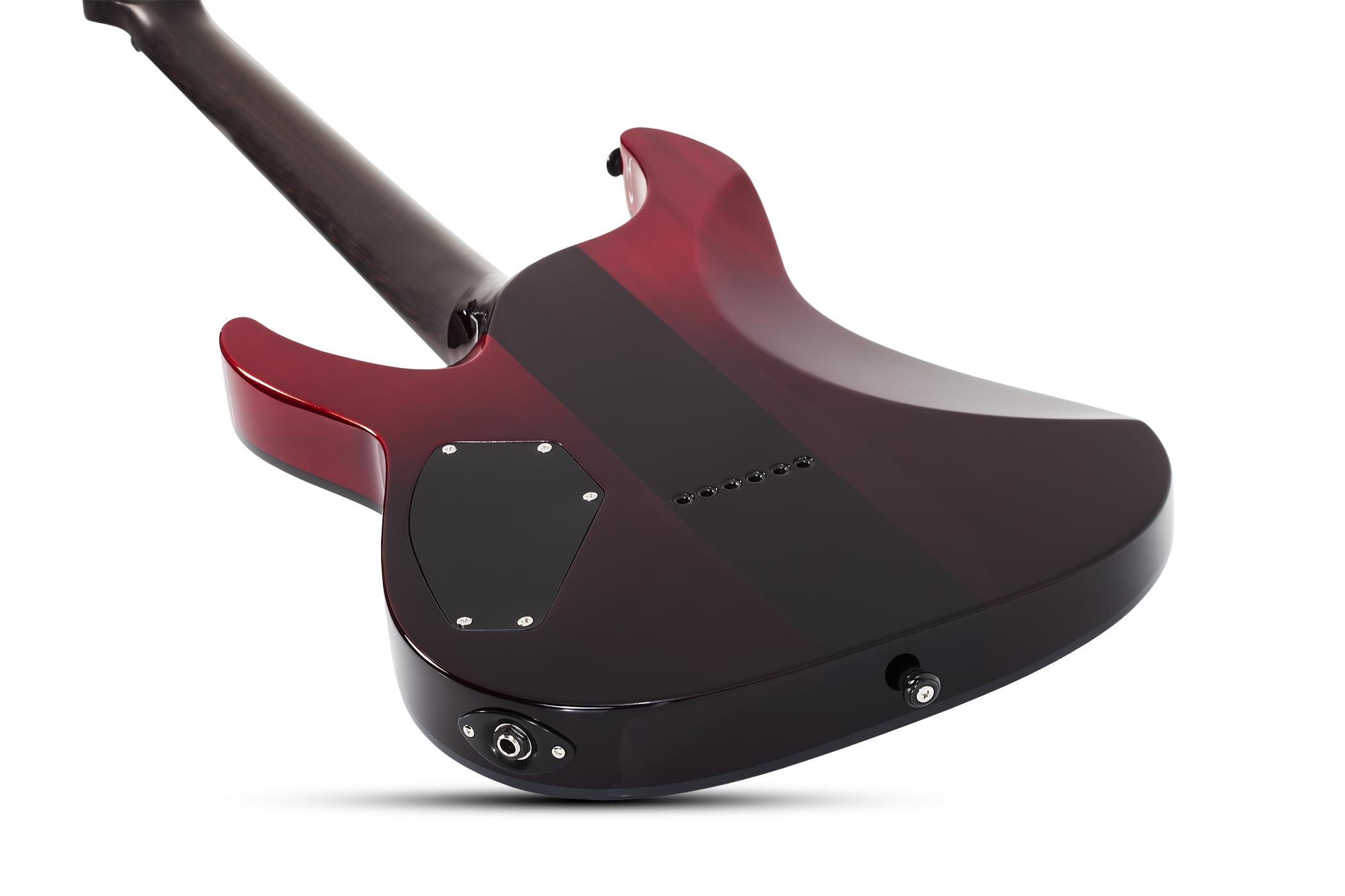 Schecter Reaper-6 Elite 2h Ht Eb - Blood Burst - Guitare Électrique Forme Str - Variation 3