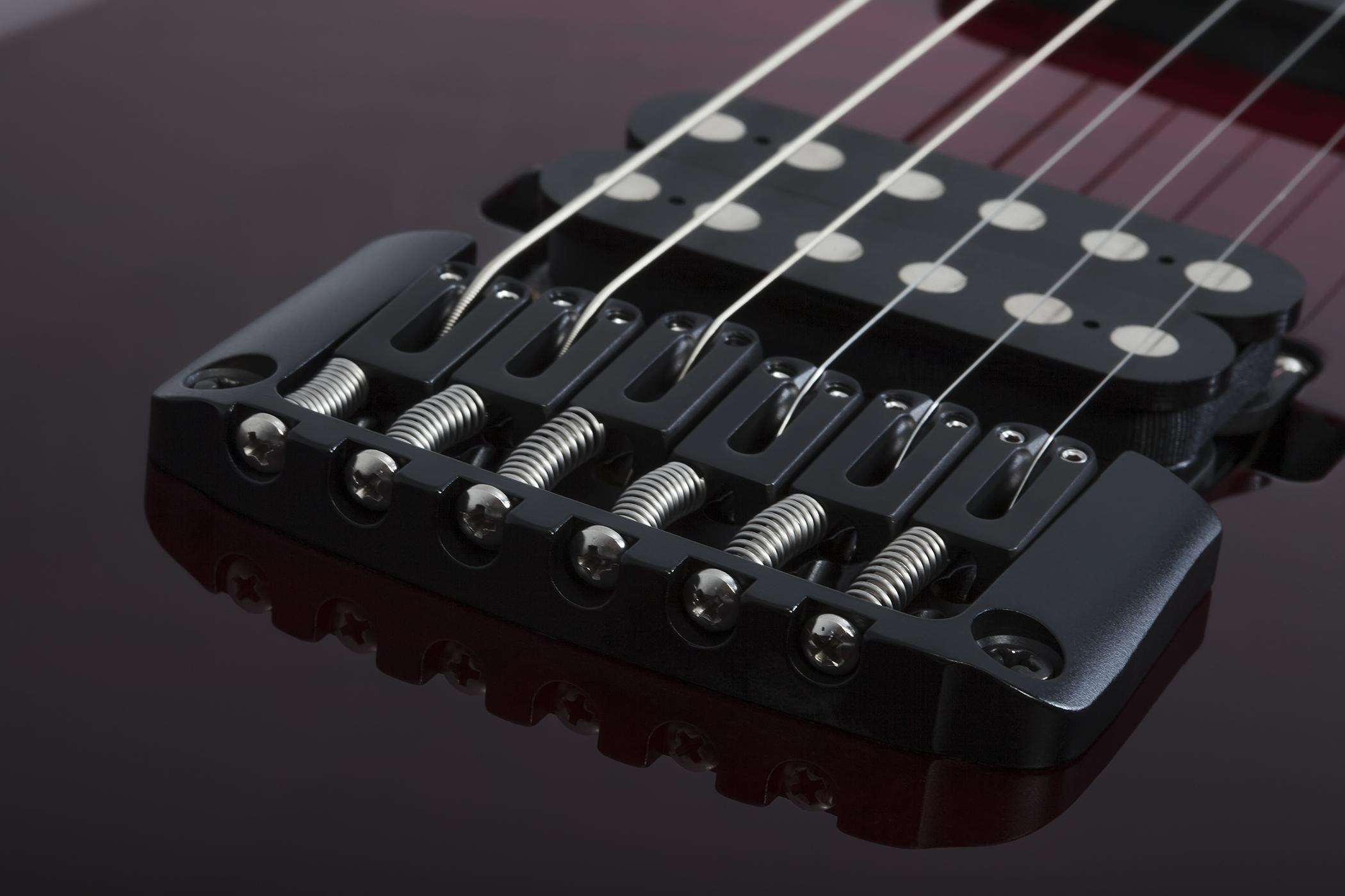 Schecter Reaper-6 Elite 2h Ht Eb - Blood Burst - Guitare Électrique Forme Str - Variation 5