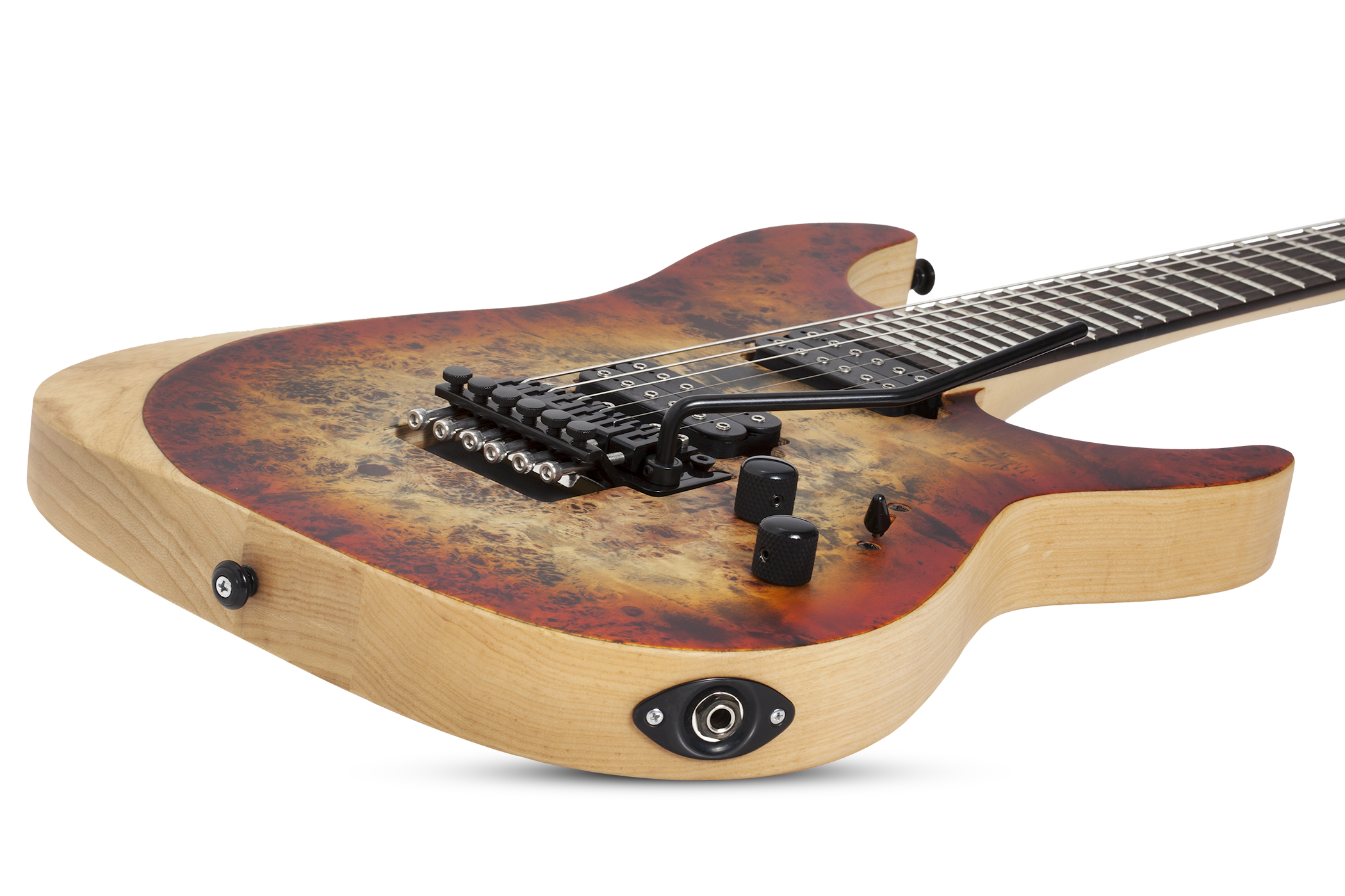 Schecter Reaper-6 Fr 2h Eb - Satin Inferno Burst - Guitare Électrique Forme Str - Variation 1