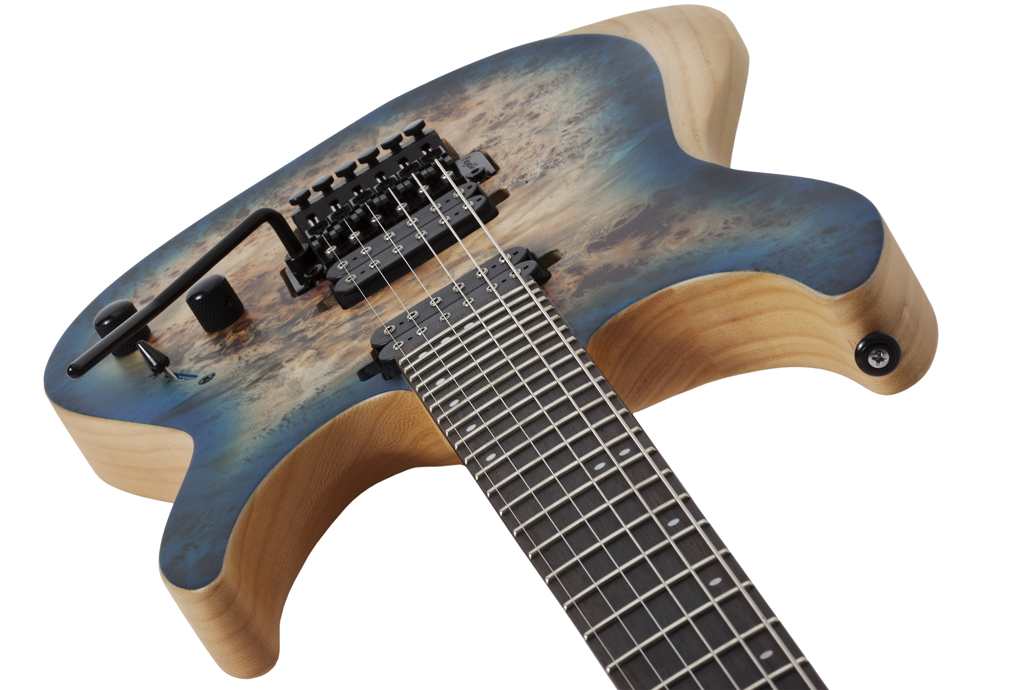 Schecter Reaper-6 Fr 2h Eb - Satin Sky Burst - Guitare Électrique Forme Str - Variation 2