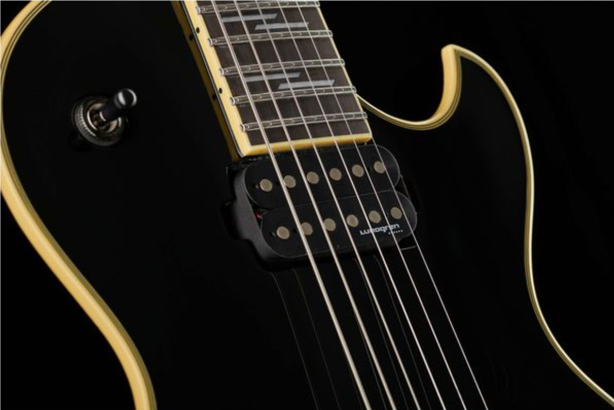 Schecter Solo-ii Blackjack 2h Lundgren Ht Eb - Black - Guitare Électrique Single Cut - Variation 3