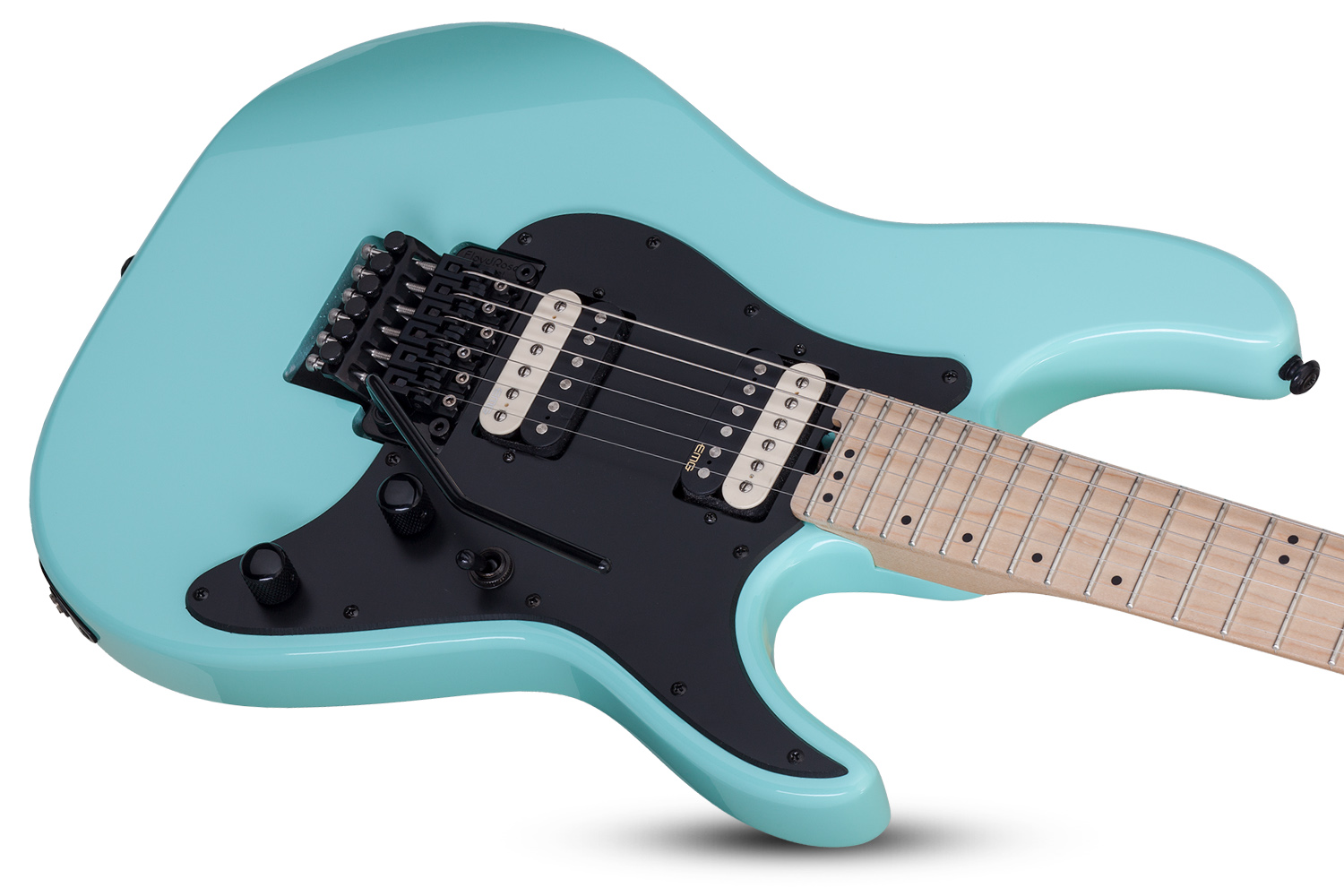 Schecter Sun Valley Super Shredder Fr 2h Emg Mn - Sea Foam Green - Guitare Électrique Forme Str - Variation 2