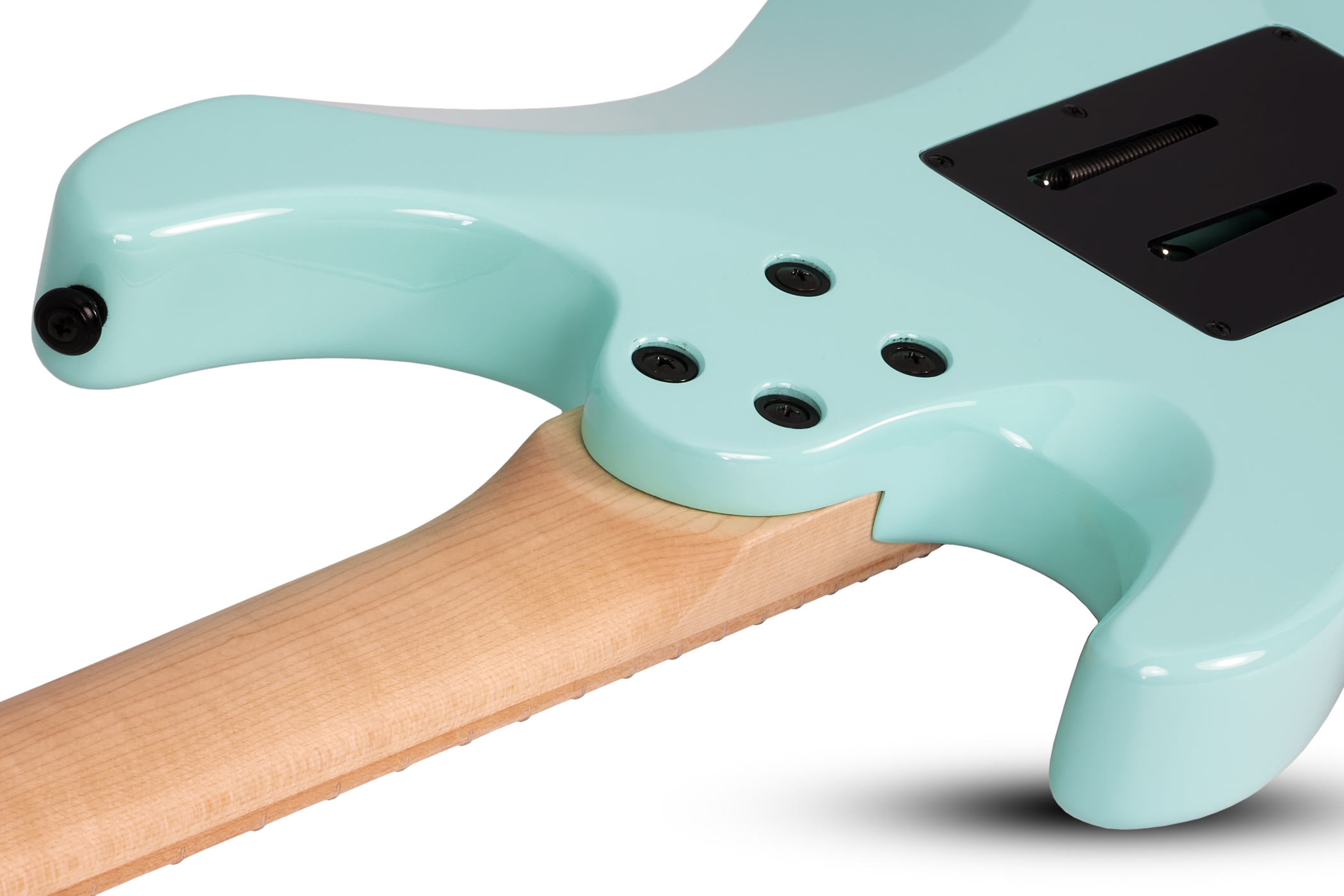 Schecter Sun Valley Super Shredder Fr 2h Emg Mn - Sea Foam Green - Guitare Électrique Forme Str - Variation 4