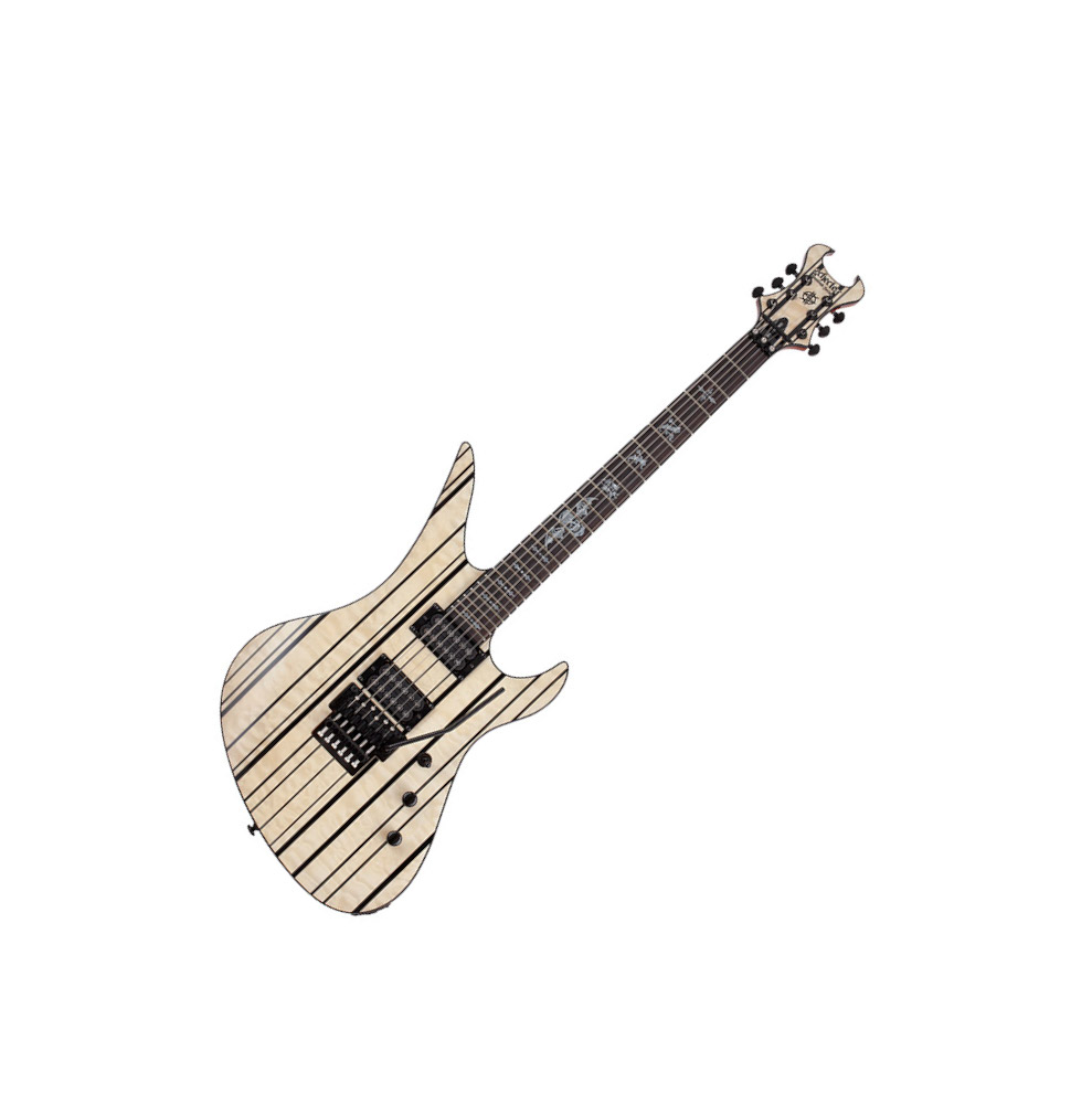 Schecter Synyster Gates Standard Plus Fr Hh Eb - Gloss Natural - Guitare Électrique Signature - Variation 1