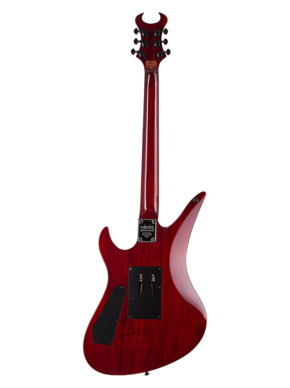 Schecter Synyster Gates Standard Plus Fr Hh Eb - Transparent Deep Red - Guitare Électrique Signature - Variation 4