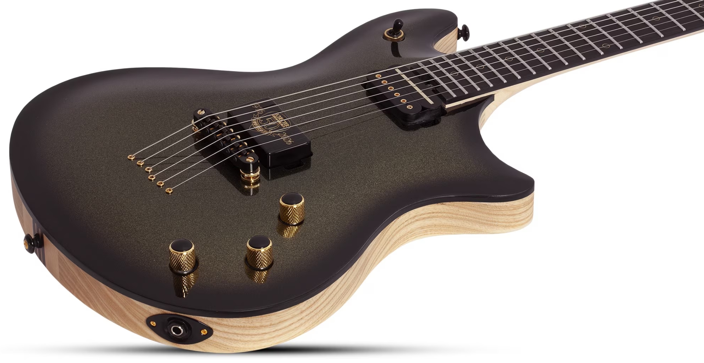 Schecter Tempest 50th Ann. Lh Gaucher 2h Ht Eb - 50th Gold Burst - Guitare Électrique MÉtal - Variation 2