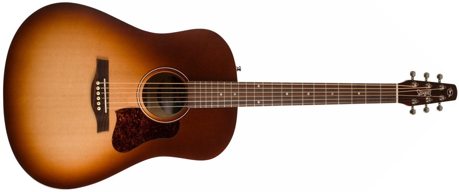 Seagull Entourage Dreadnought Epicea Merisier - Autumn Burst - Guitare Acoustique - Main picture