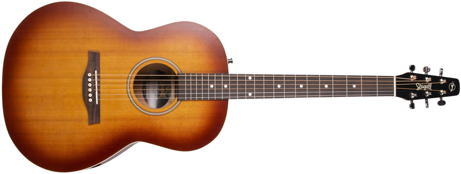 Seagull Entourage Folk Concert Shsc Cedre Merisier Rw - Rustic Burst Semi Gloss - Guitare Folk - Main picture