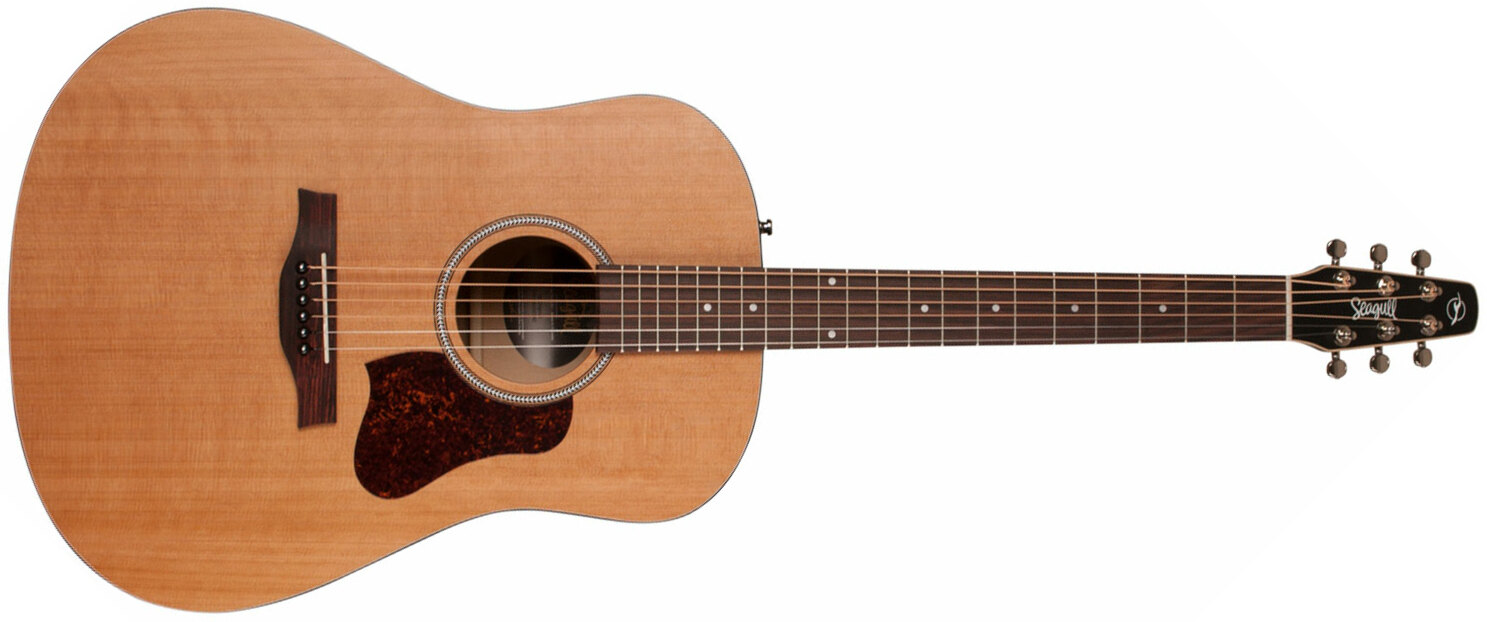 Seagull S6 Original 2018 Dreadnought Cedre Merisier - Natural - Guitare Acoustique - Main picture