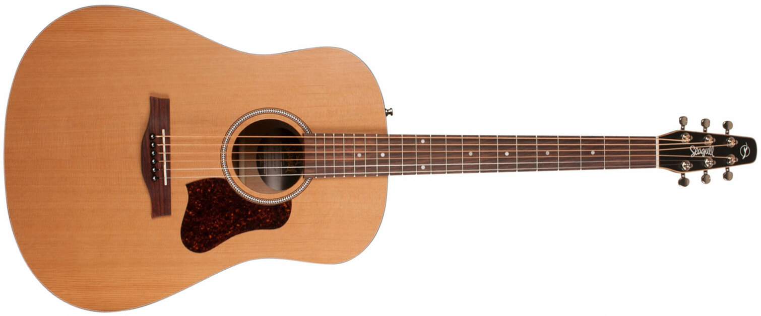 Seagull S6 Original Slim Qit 2018 Dreadnought Cedre Merisier - Natural - Guitare Acoustique - Main picture