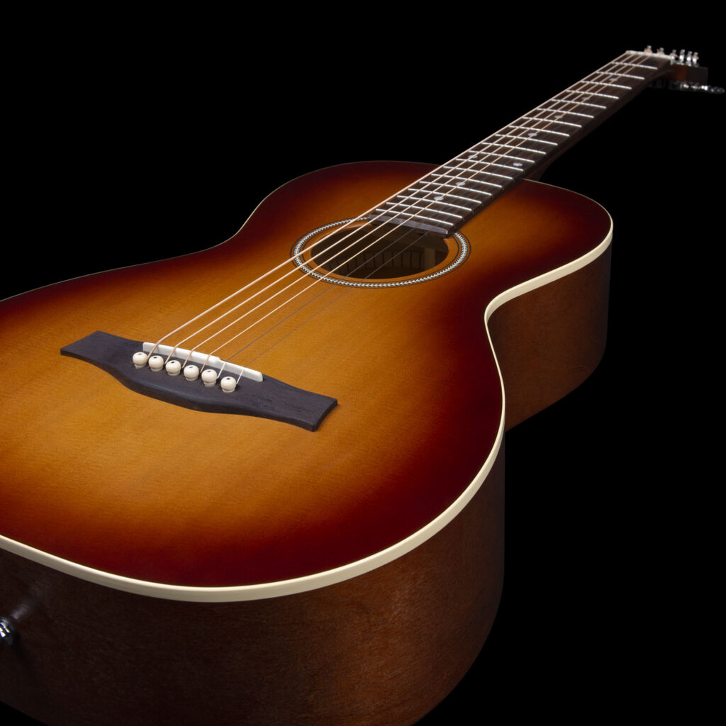 Seagull Entourage Grand Parlor Shsc Cedre Merisier Rw - Rustic Burst - Guitare Folk - Variation 2