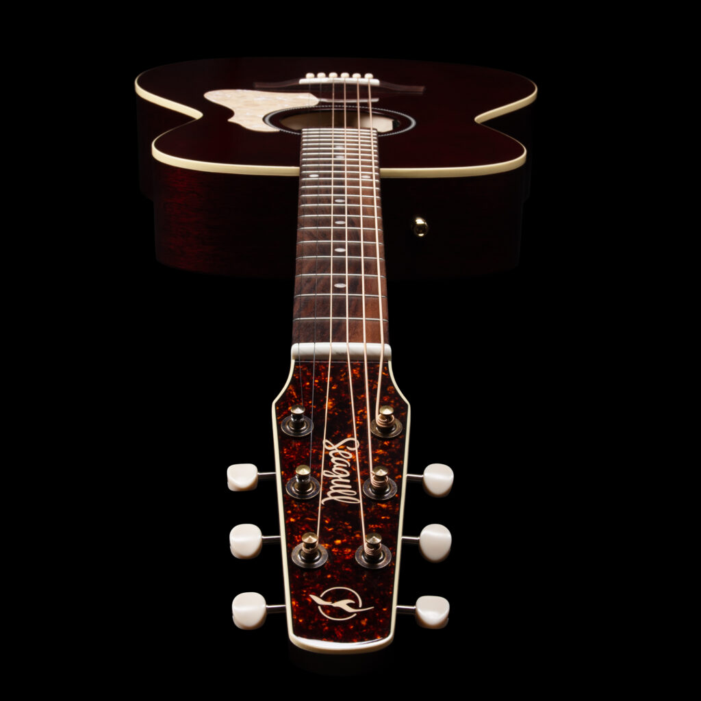 Seagull M6 Ch Eq Ltd Concert Hall Cedre Acajou Rw +housse - Ruby Red Gloss Top - Guitare Folk - Variation 4