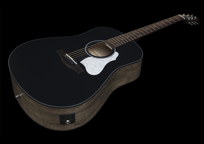 Seagull S6 Classic A/e Dreadnought Epicea Merisier Rw - Black - Guitare Electro Acoustique - Variation 2