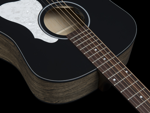 Seagull S6 Classic A/e Dreadnought Epicea Merisier Rw - Black - Guitare Electro Acoustique - Variation 3