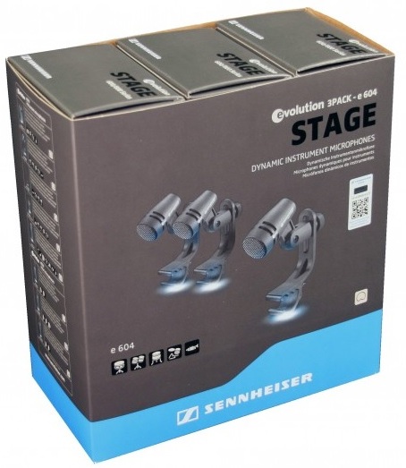 Sennheiser Kit 3 Micros E604 - Paire, Kit, Stereo Set Micros - Main picture