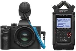 Micro camera Sennheiser Broadcast (MKE200 + H4N pro Black)