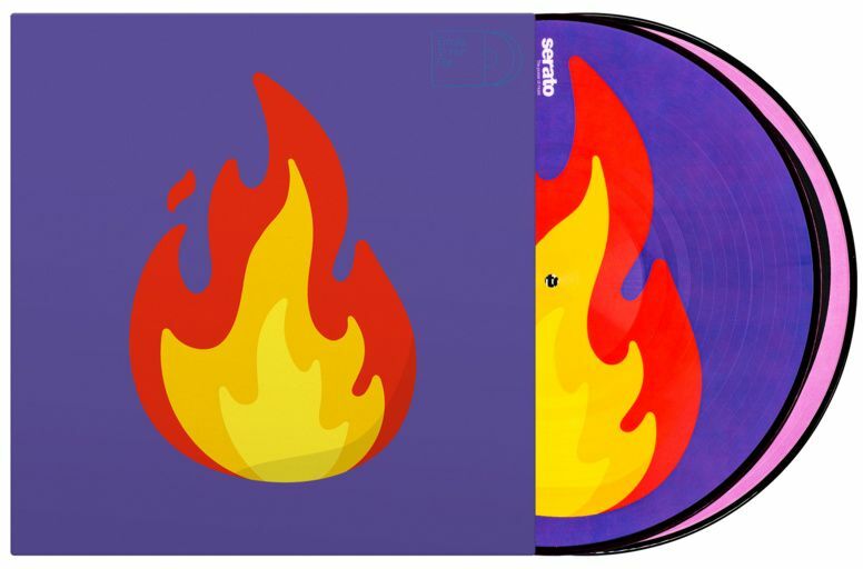 Serato Emoji Picture Disc (flame/records) - Vinyl Timecode - Main picture