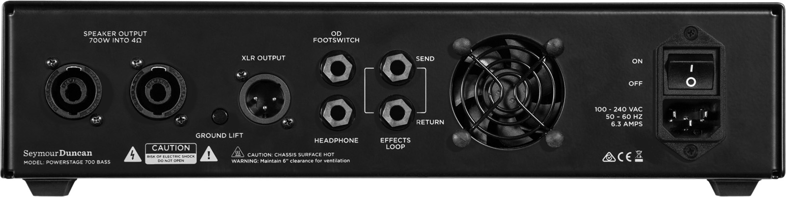 Seymour Duncan Powerstage 700 Bass Rack Mount - TÊte Ampli Basse - Variation 1