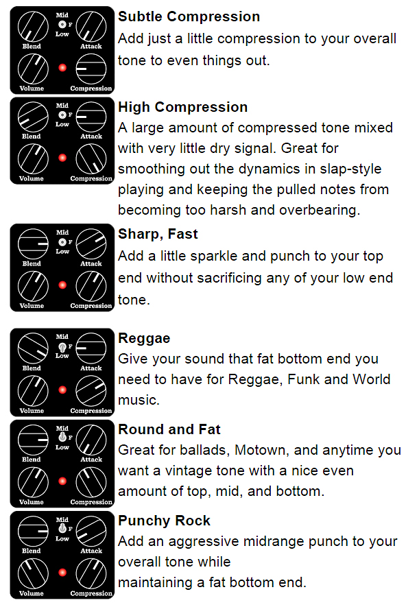 Seymour Duncan Studio Bass - PÉdale Compression / Sustain / Noise Gate - Variation 3