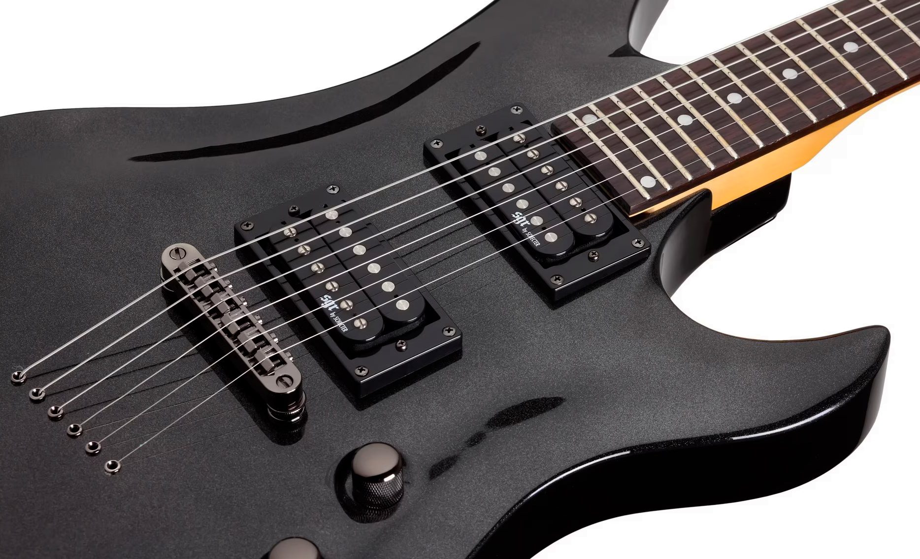 Sgr By Schecter Avenger 2h Ht Rw - Metallic Black - Guitare Électrique MÉtal - Variation 2