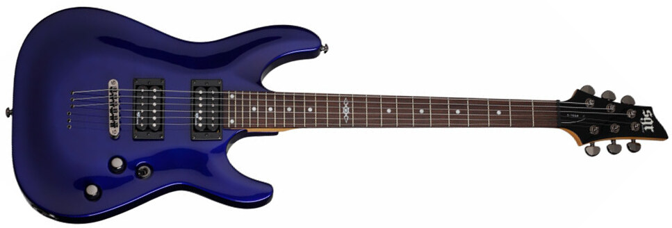 Sgr By Schecter C-1 2h Ht Rw - Electric Blue - Guitare Électrique Forme Str - Main picture