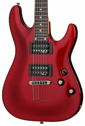 Guitare électrique forme str Sgr by schecter C-1 - Metallic red