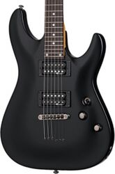 Guitare électrique forme str Sgr by schecter C-1 - Midnight satin black